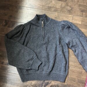 Quarter zip sweater